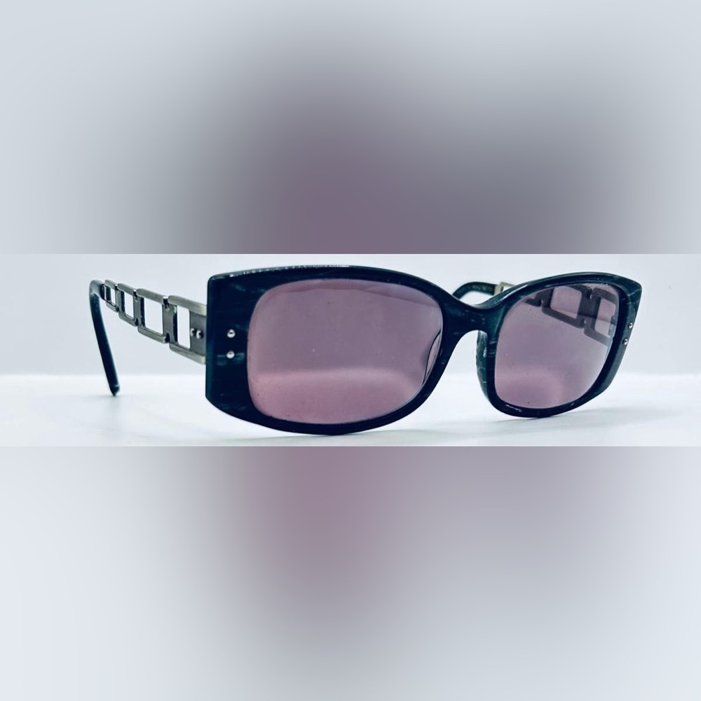 Marina Black Gray Oval Sunglasses Frames Only